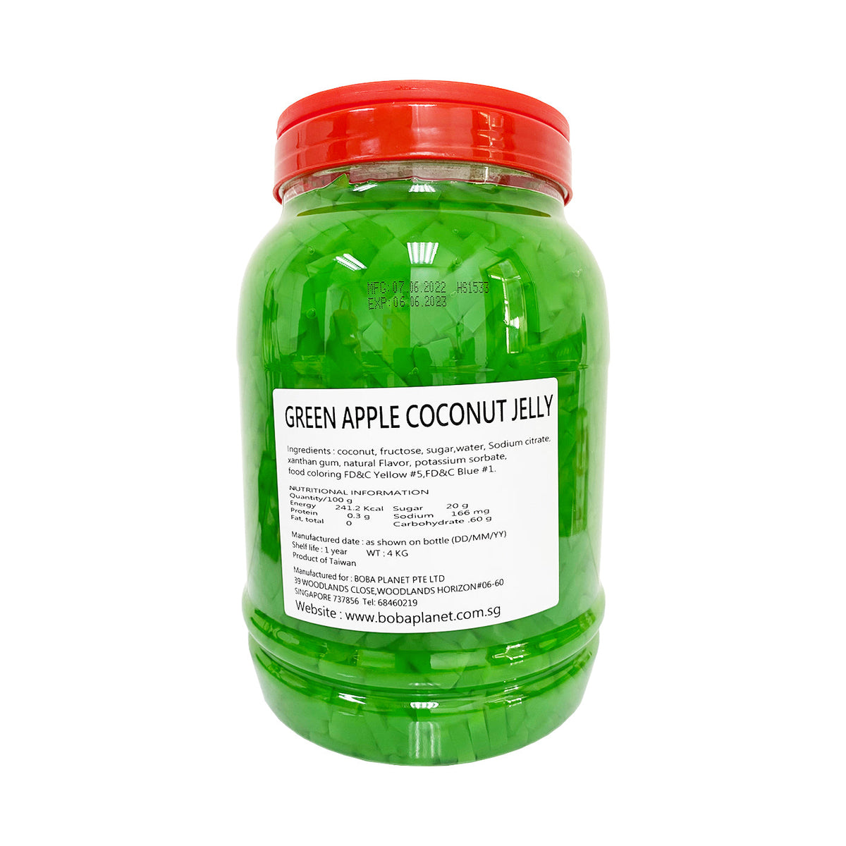 Green Apple Coconut Jelly