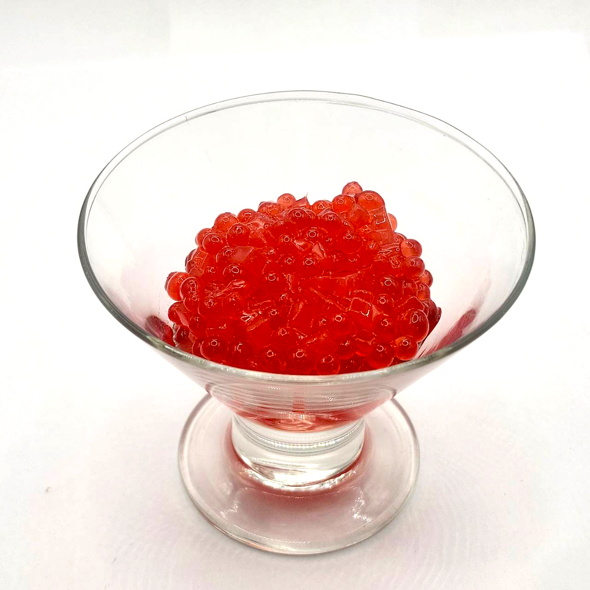 Strawberry Popping Boba Mixed Coconut Jelly