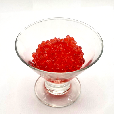 Strawberry Popping Boba Mixed Coconut Jelly