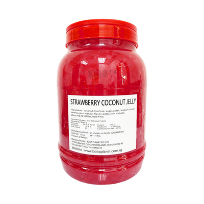 Strawberry Coconut Jelly