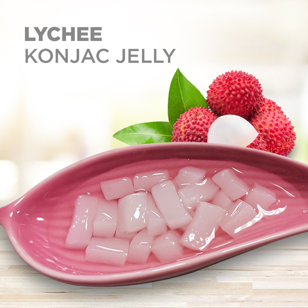 Lychee konjac Jelly Boba